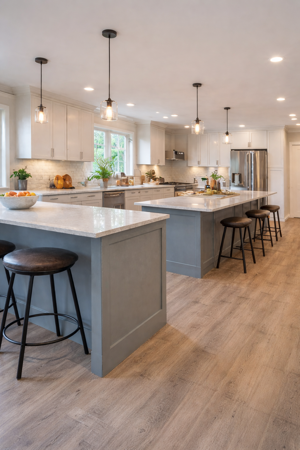 Brotons Kitchen island, a refurbished kitchen 